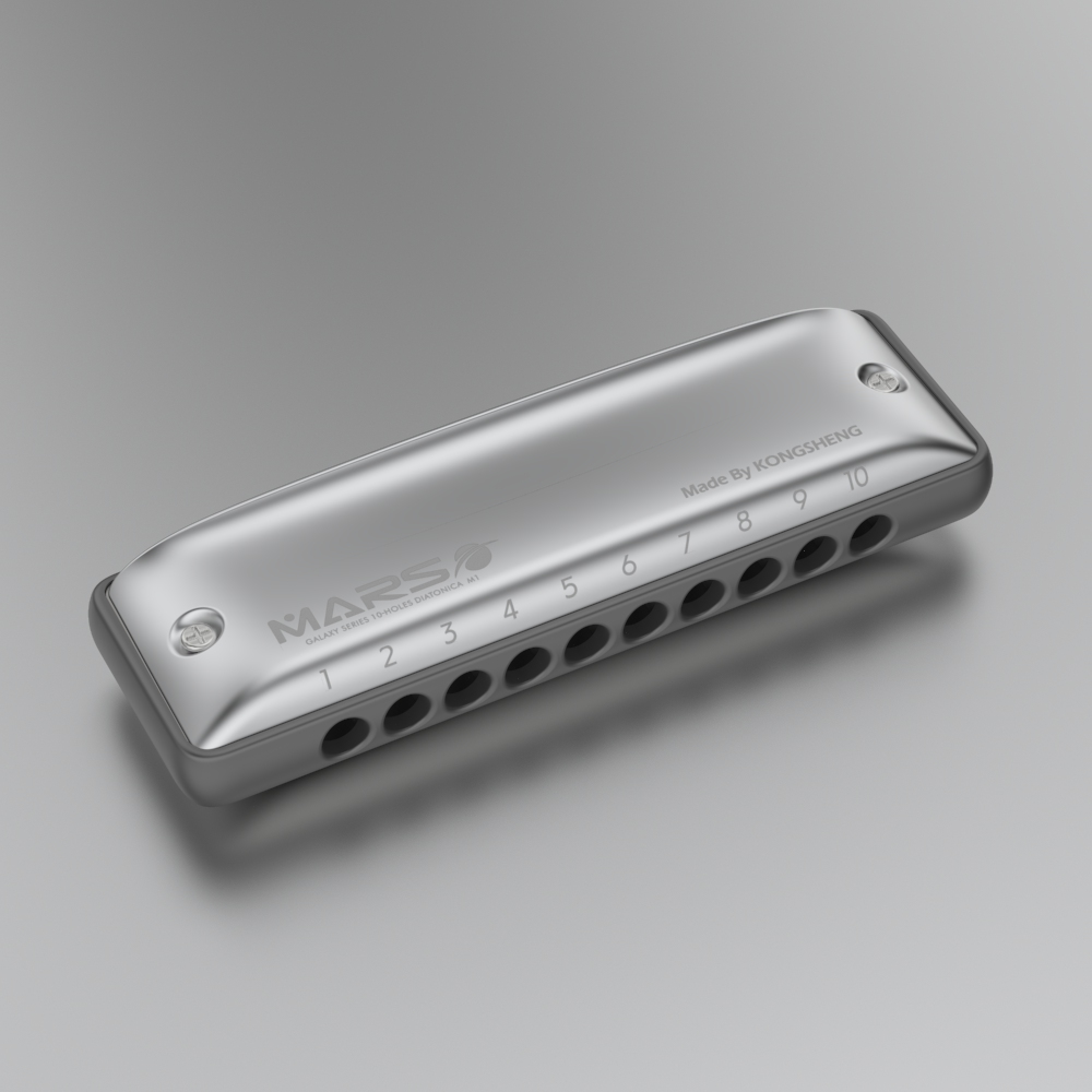 Harmonica 10 Hole - Диатоническая гармоника KONGSHENG M1MARS с круглым