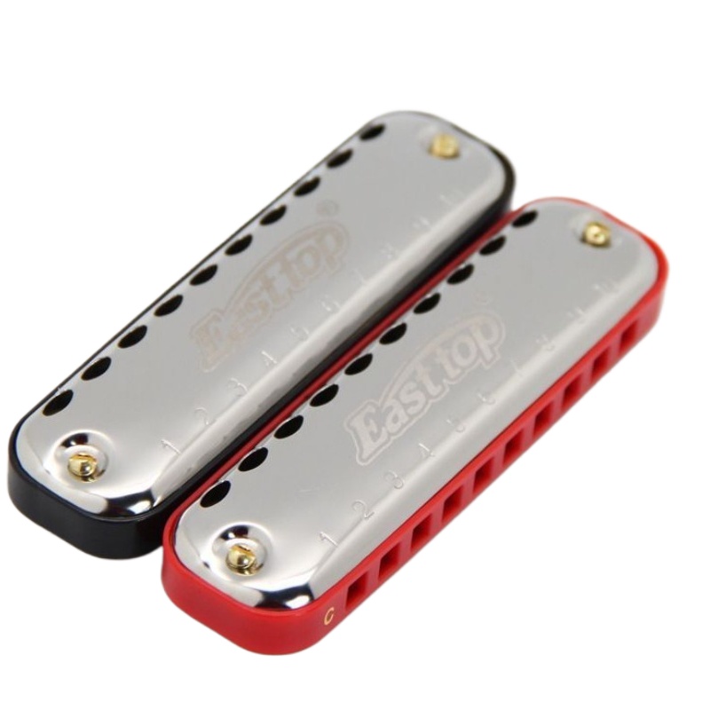 Harmonica 10 Hole - Блюзовая гармошка с 10 отверстиями, ключ
