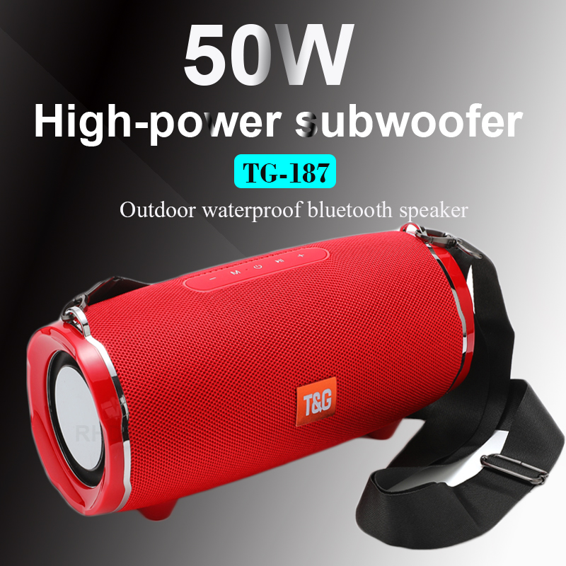 Audio Music Free Mp3 - Портативная Bluetooth-колонка, 50 Вт, с батареей