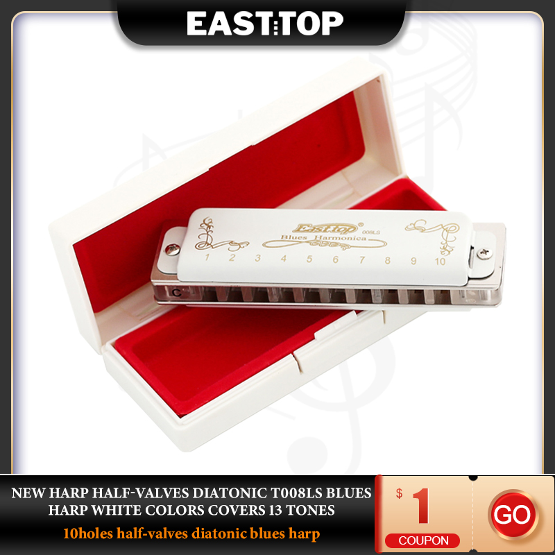 Harmonica 10 Hole - Диатоническая гармоника EASTTOP T008LS, 10 отверстий,
