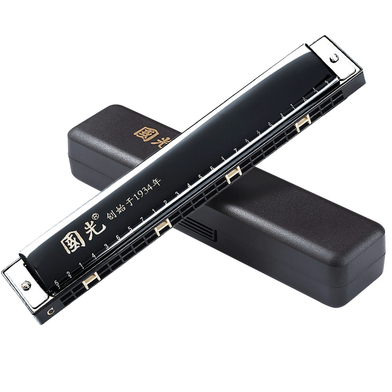 Harmonica 10 Hole - Губная гармошка Guoguang Tremolo, 24 отверстия