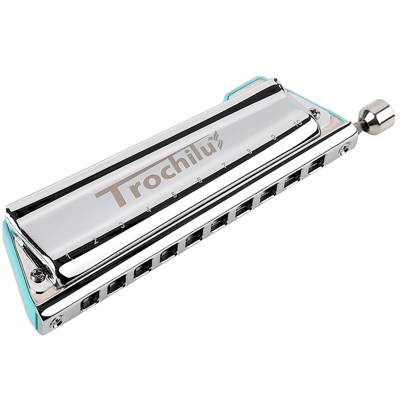 Harmonica 10 Hole - JDR Губная гармошка Trochila, блюзовая хроматическая