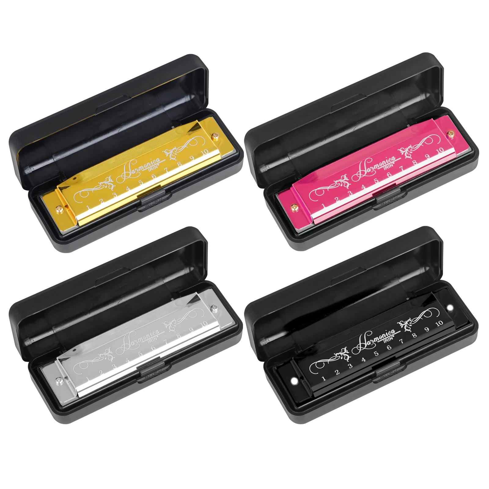 IRIN 10-луночная губная гармош – обзор и цена Harmonica 10 Hole