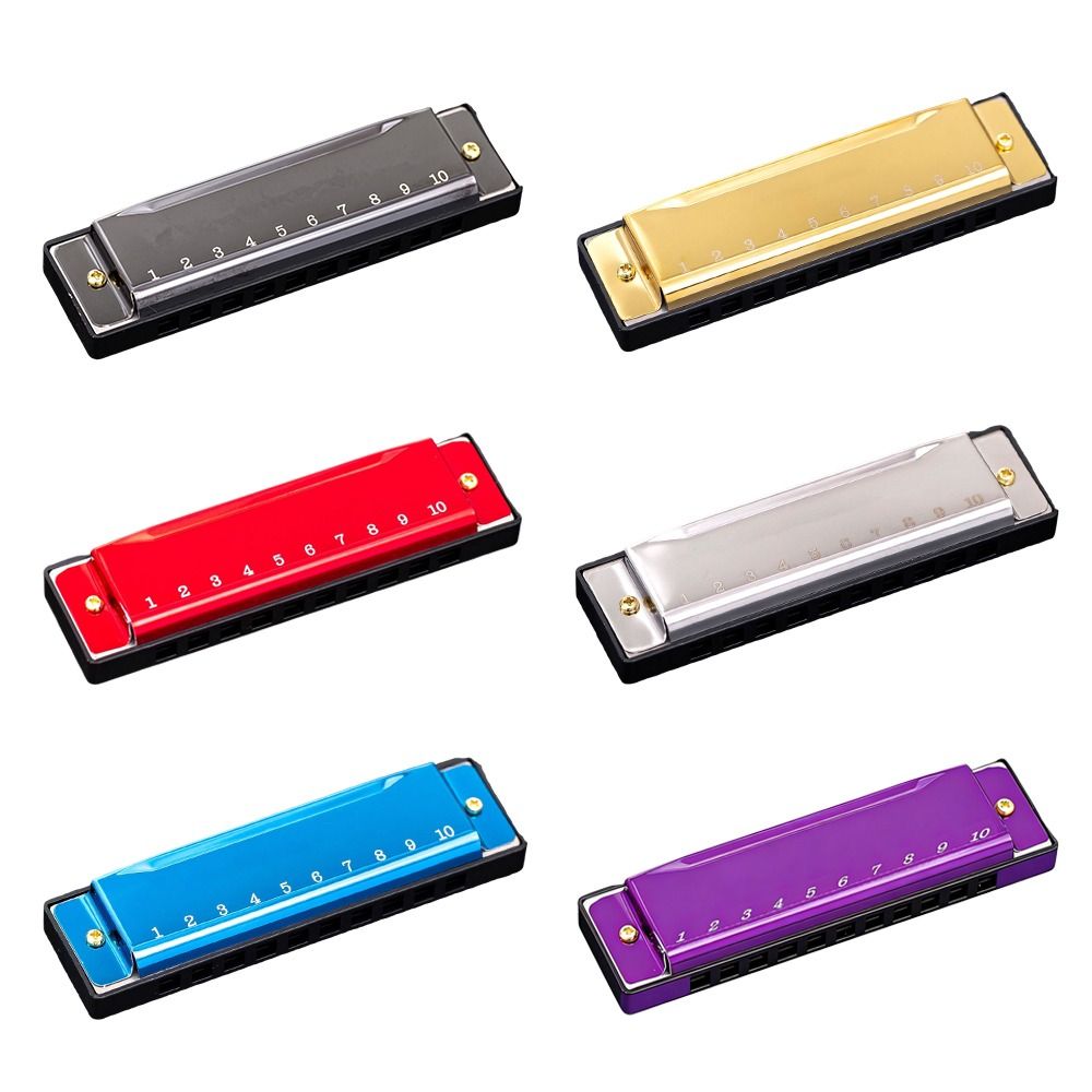 Портативная металлическая губн – обзор и цена Harmonica 10 Hole