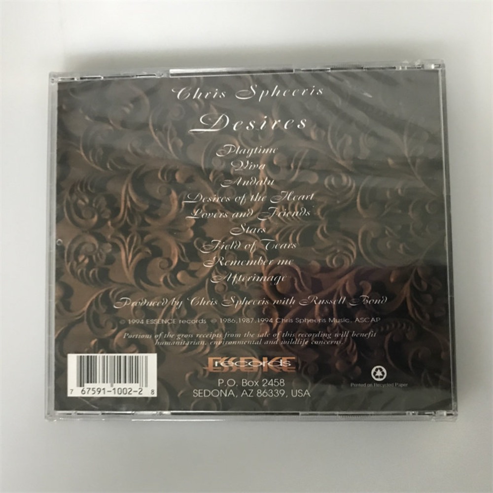 CD «Desires» Криса Спириса, му – обзор и цена Audio Music Original